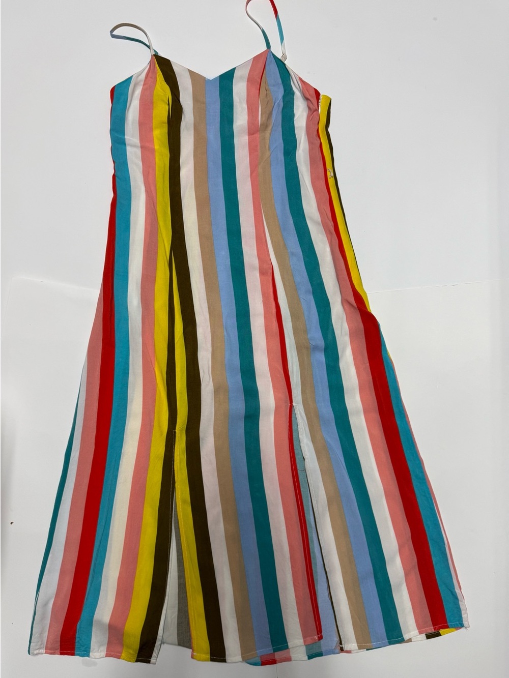 Xhilaration Multi-Color Vertical Stripe A-Line Maxi Skirt
